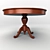 Classic Elegance: Brunello Leather Sofa 3D model small image 1