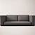 Modern Style Textile Sofa 3D model small image 1