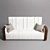 Vintage-inspired Art Deco Sofa / The Orleans 3D model small image 1