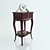 Elegant Daisy Nightstand 3D model small image 1