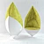 Leafy Bliss: Organic Leaf-Shaped Lounge Chair 3D model small image 2