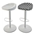 Espresso Tan Slugger Bar Stool 3D model small image 3