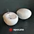 Opoczno Bilbao Toilet and Bidet Set 3D model small image 1