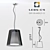 Contemporary EMY Pendant Lamp 3D model small image 1