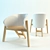 Elegant Curve Seating Solution 3D model small image 1