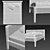 Invito Bed: Artisan's Masterful Collection 3D model small image 3