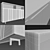 Invito Artisan Highboard 3D model small image 3