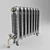 Cast Iron Radiator with Brass Pipes 3D model small image 1