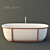 Agape Cuna - Stylish Designer Bathtub 3D model small image 1