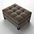 Vintage Ralph Lauren Home Ottoman 3D model small image 2