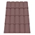 Metal Shake-Style Roofing Tiles 3D model small image 2