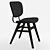 Sleek Cafe Chair 3D model small image 1