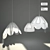 Modern Mowo Bezy Pendant Lamps 3D model small image 1