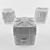 Vintage Hocker Jeans UK 3D model small image 2