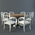 Modern Muse Dining Set 3D model small image 1