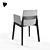 Elegant AVA 646N Armchair 3D model small image 3