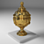 Golden Decorative Urn 3D model small image 1