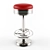 Retro Chic Bar Stool 3D model small image 1