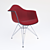 Modern Elegance: VITRA Eames Plastic Armchair 3D model small image 2