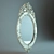 Elegant Oval Mirror 3D model small image 1