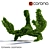 Majestic Scorpio Topiary: Outdoor Garden Decor 3D model small image 1