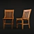 ErgoFlex Restaurant Chair 3D model small image 1