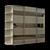 Mirrored Sliding Door Wardrobe 3D model small image 1