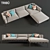 Modern Alu Sofa by NATAL: Comfort and Style 3D model small image 1