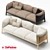 Yak Sofa: Modern Elegance for Your Home 3D model small image 1