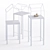 Urban House Shelves: Minimalistic Chic 3D model small image 3