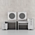 Elegant Versatile Tables. ZEGEN Delux. 3D model small image 2
