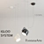 Modern Hanging Lamp: Fontana Arte 3D model small image 2