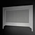 Sleek Steel Grille: 1200x900mm 3D model small image 1