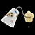 Bee-Inspired Colosseo Wall Sconce 3D model small image 1