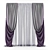 Title: Modern Style Curtains 3D model small image 1