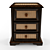Vintage Chest of Drawers 3D model small image 1