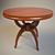 Elegant Wooden Coffee Table 3D model small image 1