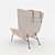 Modern Comfort: BoConcept's Hamilton Armchair 3D model small image 2