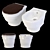 Ceramica Althea Royal Toilet & Bidet Combo 3D model small image 4