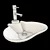 Elegant Ceramica ALA FLY Sink 3D model small image 2