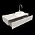 Moove Jacuzzi Bathroom Sink 3D model small image 1