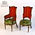 Elegant Upholstered Chair by Francesco Molon 3D model small image 1