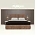 Poliform Laze: Modern Bed Elegance 3D model small image 3