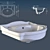 Ceramica Althea Royal Washbasin 56 3D model small image 2