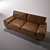 Elegant B806 Natuzzi Sofa 3D model small image 3