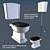 Althea Royal Toilet - Low & High Level 3D model small image 1