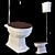 Althea Royal Toilet - Low & High Level 3D model small image 6