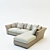 Romantic NAVONA Corner Sofa 3D model small image 2