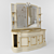 Classic Eurodesign Washbasin: IL Borgo Collection 3D model small image 1