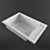 Deep Shower Tray 1200x800 3D model small image 1